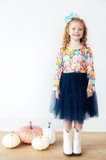Preppy Patch L/S Tutu Dress by Mila & Rose ®