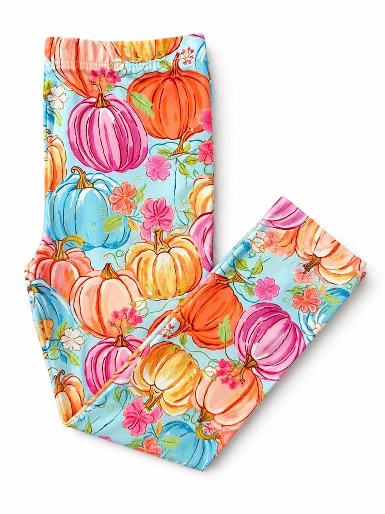 Mila & Rose Preppy Pumpkins Leggings for baby and toddler fall outfits.