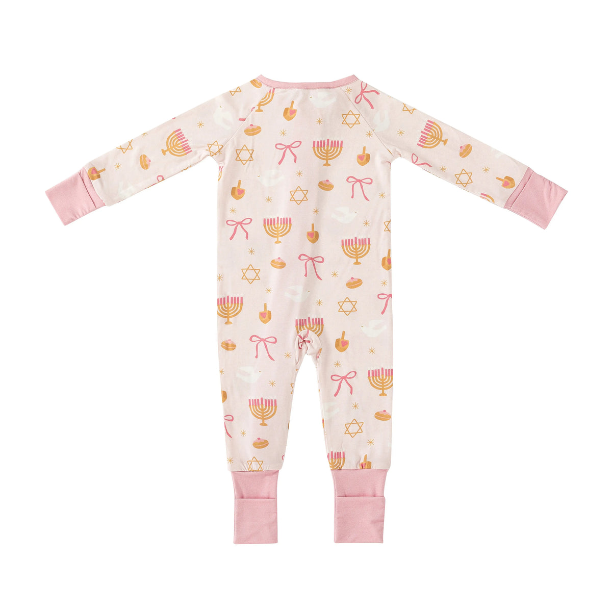 Dreamlet Pretty In Hanukkah (Convertible Zip Footies) - 