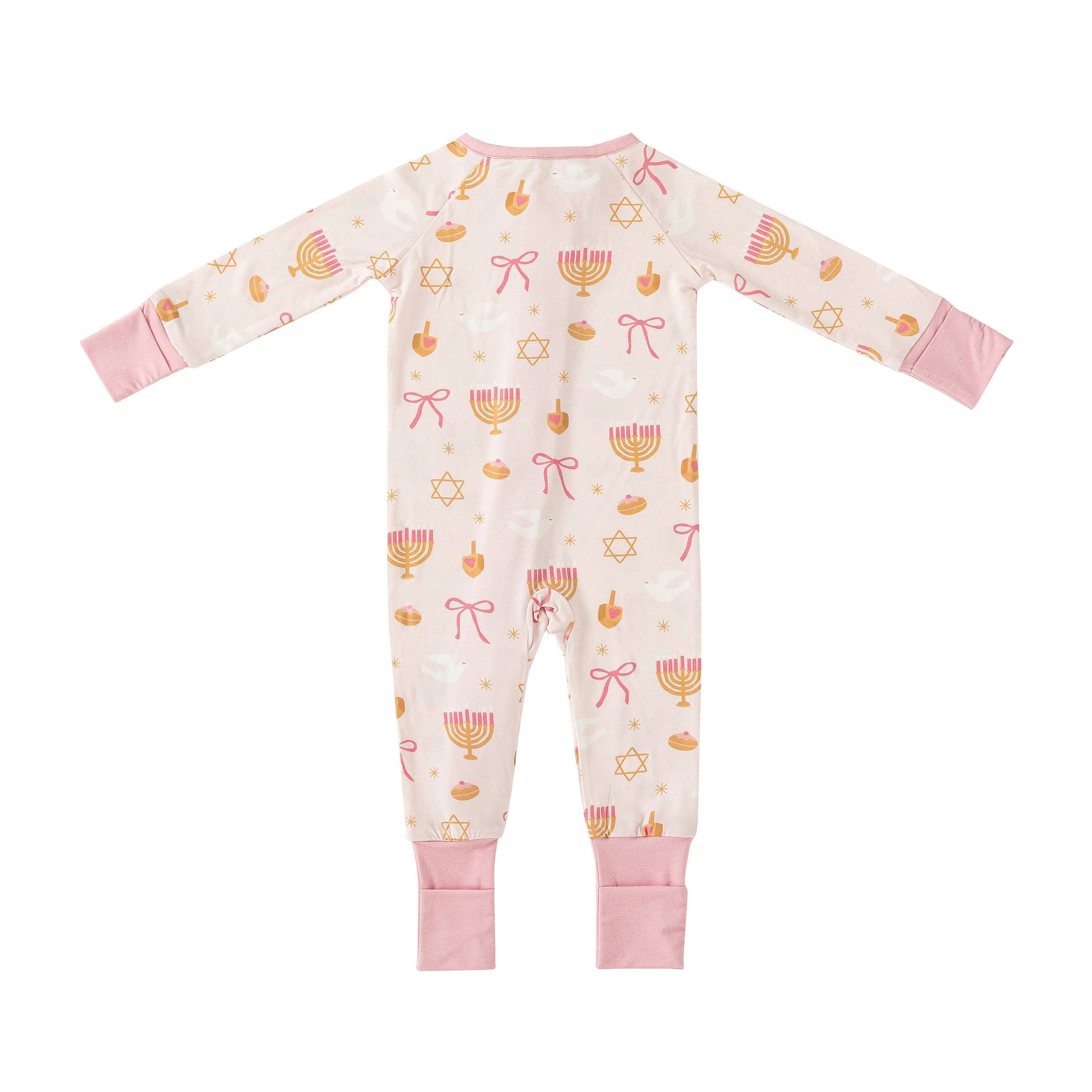 Dreamlet Pretty In Hanukkah (Convertible Zip Footies) - 