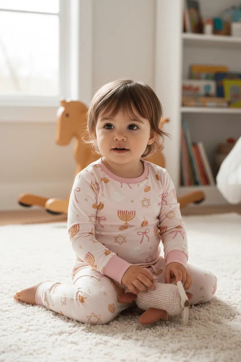 Dreamlet Pretty In Hanukkah (Long Sleeve PJ) - 