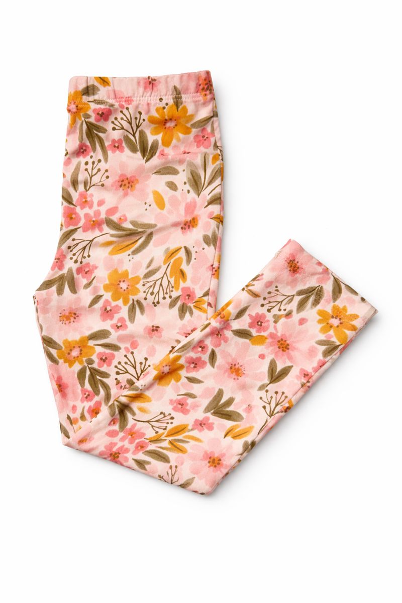 Pretty Peachy Leggings - Pink, Petal, Tie | Everetts Place