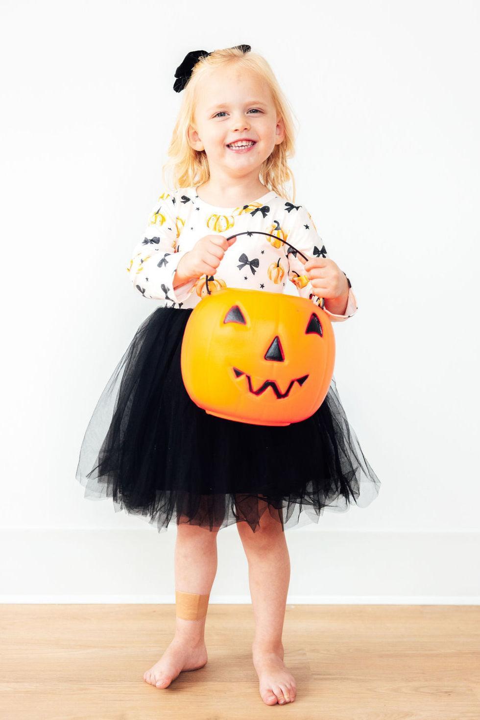 Pretty in Pumpkin L/S Tutu Dress by Mila & Rose ®