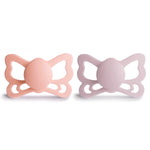 Mushie Frigg Butterfly Anatomical Silicone Pacifier 2 Pack 6 to 18 Months - Baby & Toddler > Baby Health > Pacifiers & Teethers SILICONE FRIGG PACIFIERS
