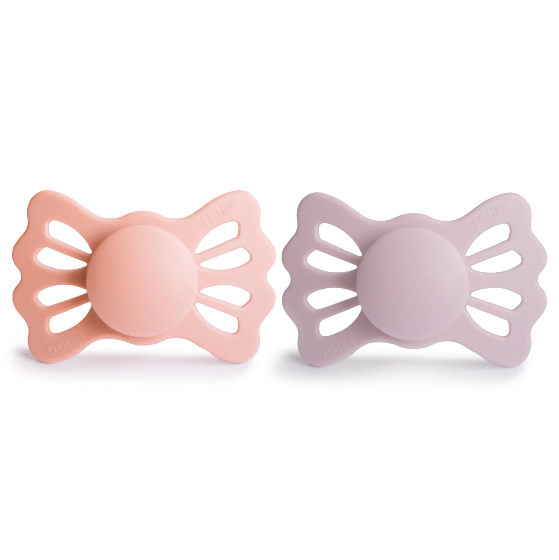 Mushie Frigg Lucky Symmetrical Silicone Pacifier 2 Pack for 6 to 18 Months - Baby & Toddler > Baby Health > Pacifiers & Teethers SILICONE FRIGG PACIFIERS