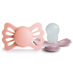 Mushie Frigg Lucky Symmetrical Silicone Pacifier 2 Pack for 6 to 18 Months - Baby & Toddler > Baby Health > Pacifiers & Teethers SILICONE FRIGG PACIFIERS