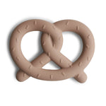 Mushie Pretzel Teether for Babies Made from Non-Toxic Food-Grade Silicone - Baby & Toddler > Baby Health > Pacifiers & Teethers teether