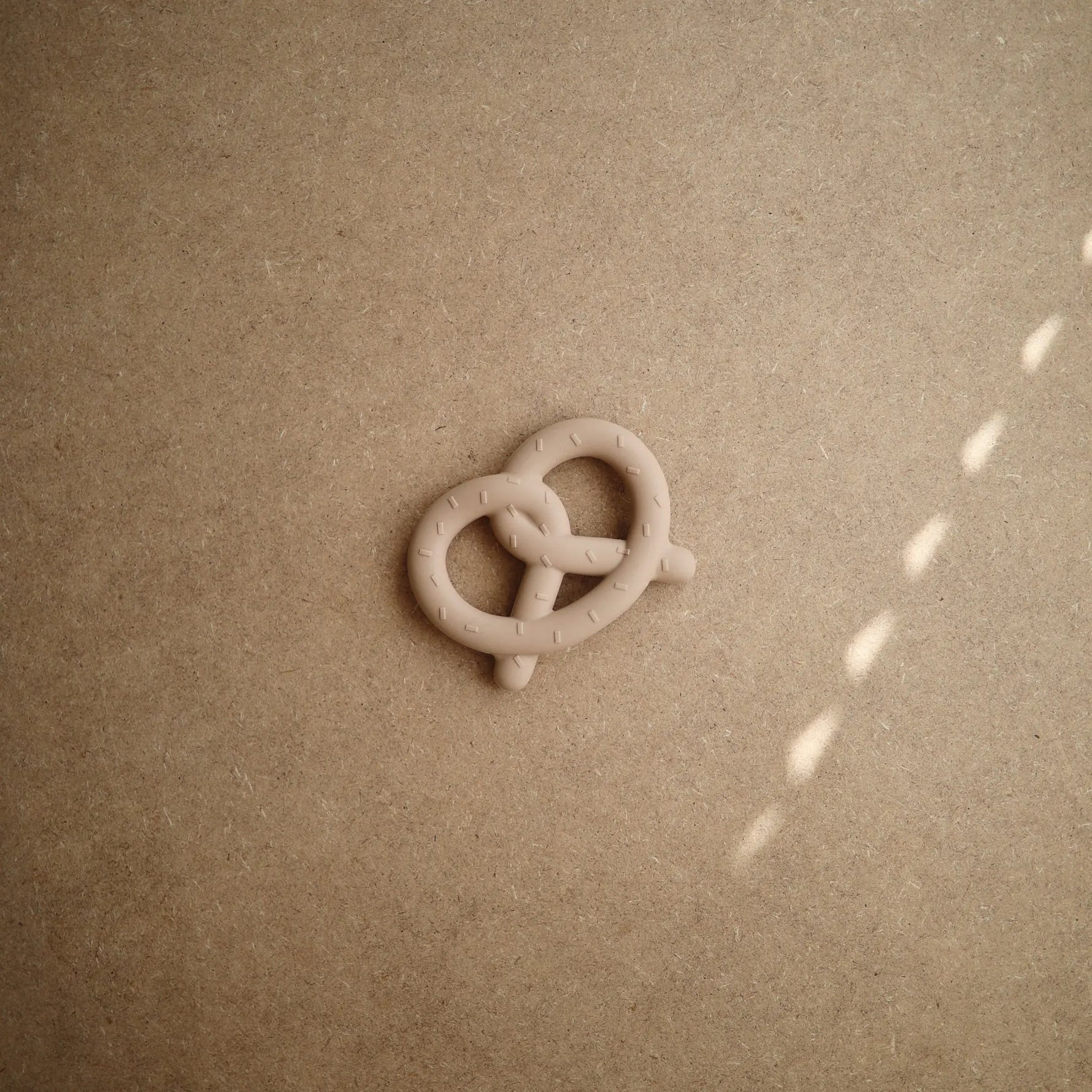 Mushie Pretzel Teether for Babies Made from Non-Toxic Food-Grade Silicone - Baby & Toddler > Baby Health > Pacifiers & Teethers teether