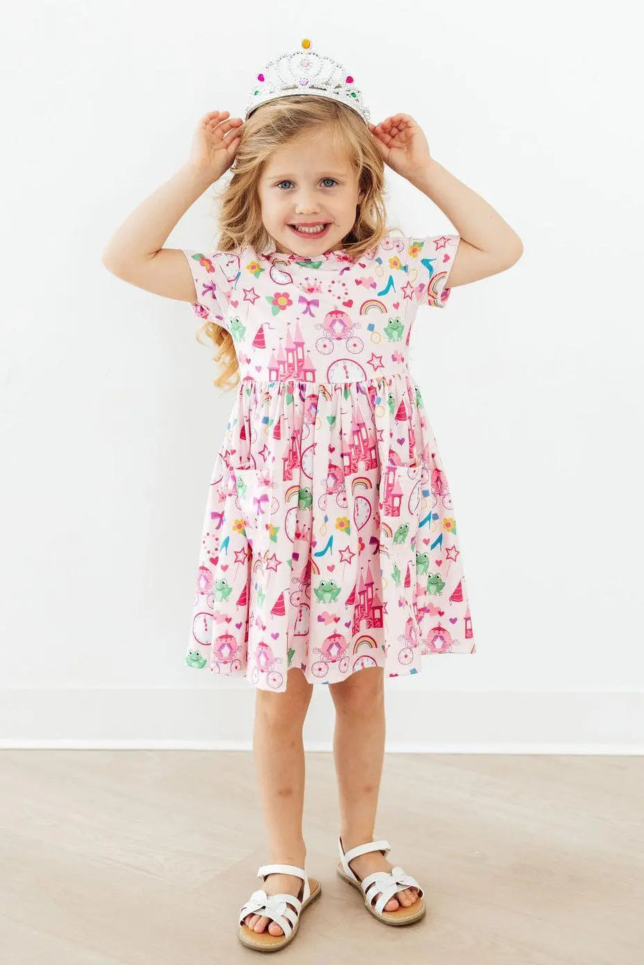 Mila & Rose ® Princess & the Froggie S/S Pocket Twirl Dress - 