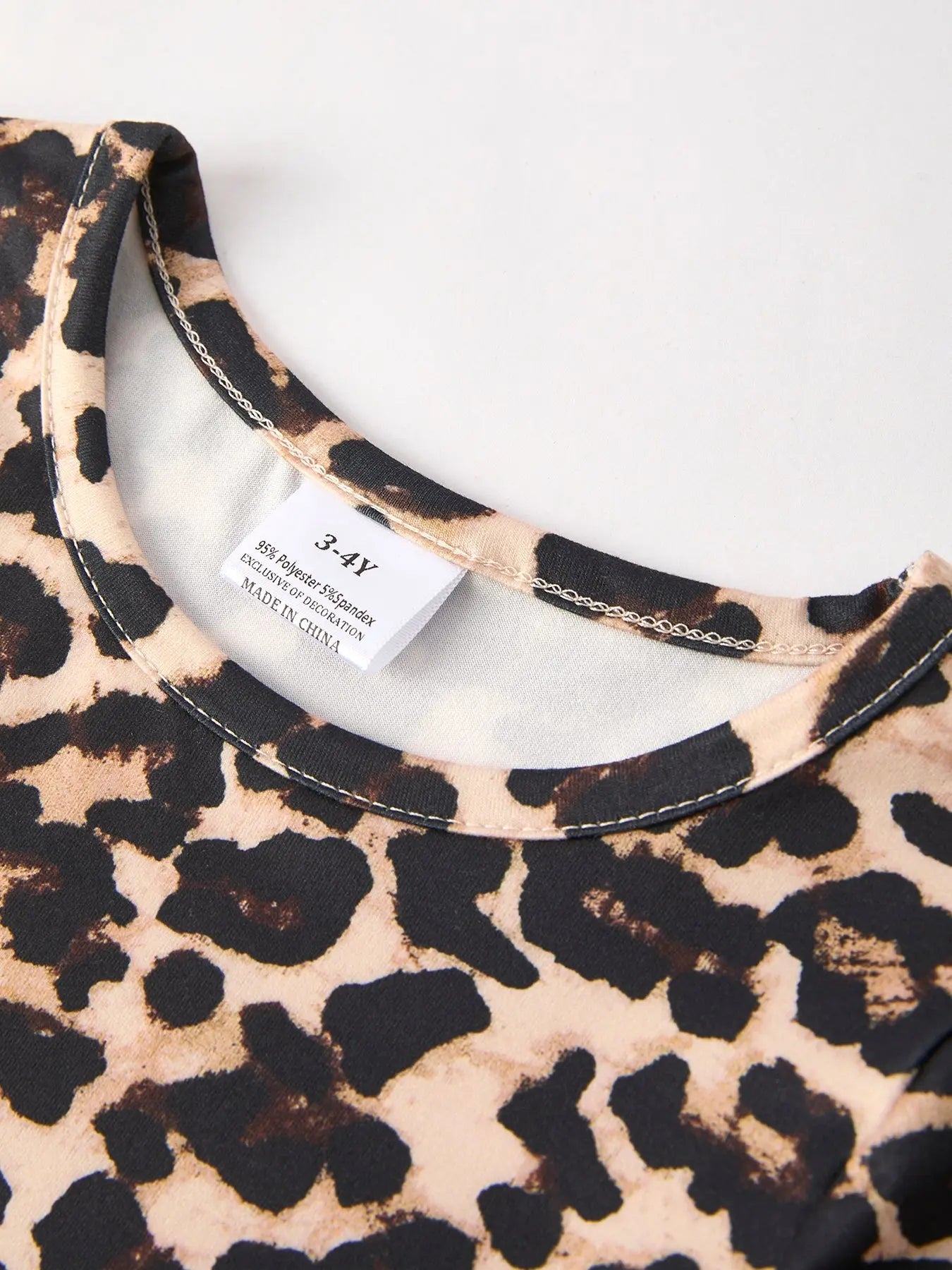 Pumpkin Leopard Print Autumn Girls Ruffle Two Piece Dress Rylee Faith Designs Everetts Place: Online Boutique