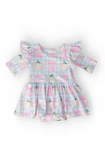 Mila & Rose ® Pumpkin Picnic Twirl Flutter Bodysuit For Babies Newborn - Everetts Place Boutique - 