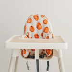 Little Joy Co. Pumpkin Print IKEA Antilop Cushion Cover Machine Washable - Furniture > Baby & Toddler Furniture > High Chair & Booster Seat Accessories