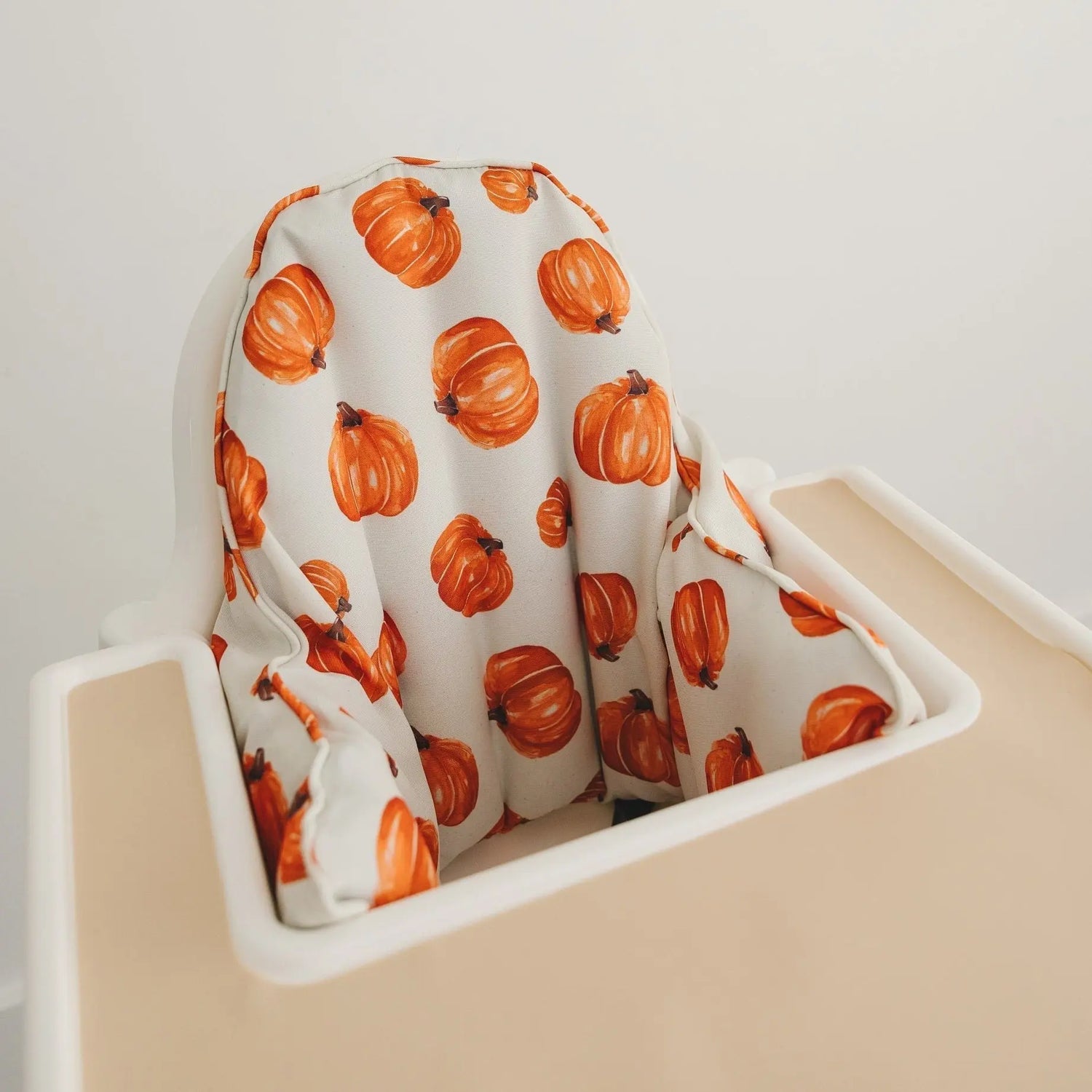 Little Joy Co. Pumpkin Print IKEA Antilop Cushion Cover Machine Washable - Furniture > Baby & Toddler Furniture > High Chair & Booster Seat Accessories