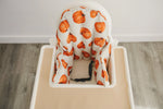 Little Joy Co. Pumpkin Print IKEA Antilop Cushion Cover Machine Washable - Furniture > Baby & Toddler Furniture > High Chair & Booster Seat Accessories