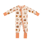 Dreamlet Pumpkin Spice (Convertible Zip Footies) - 