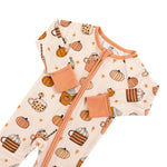 Dreamlet Pumpkin Spice (Convertible Zip Footies) - 
