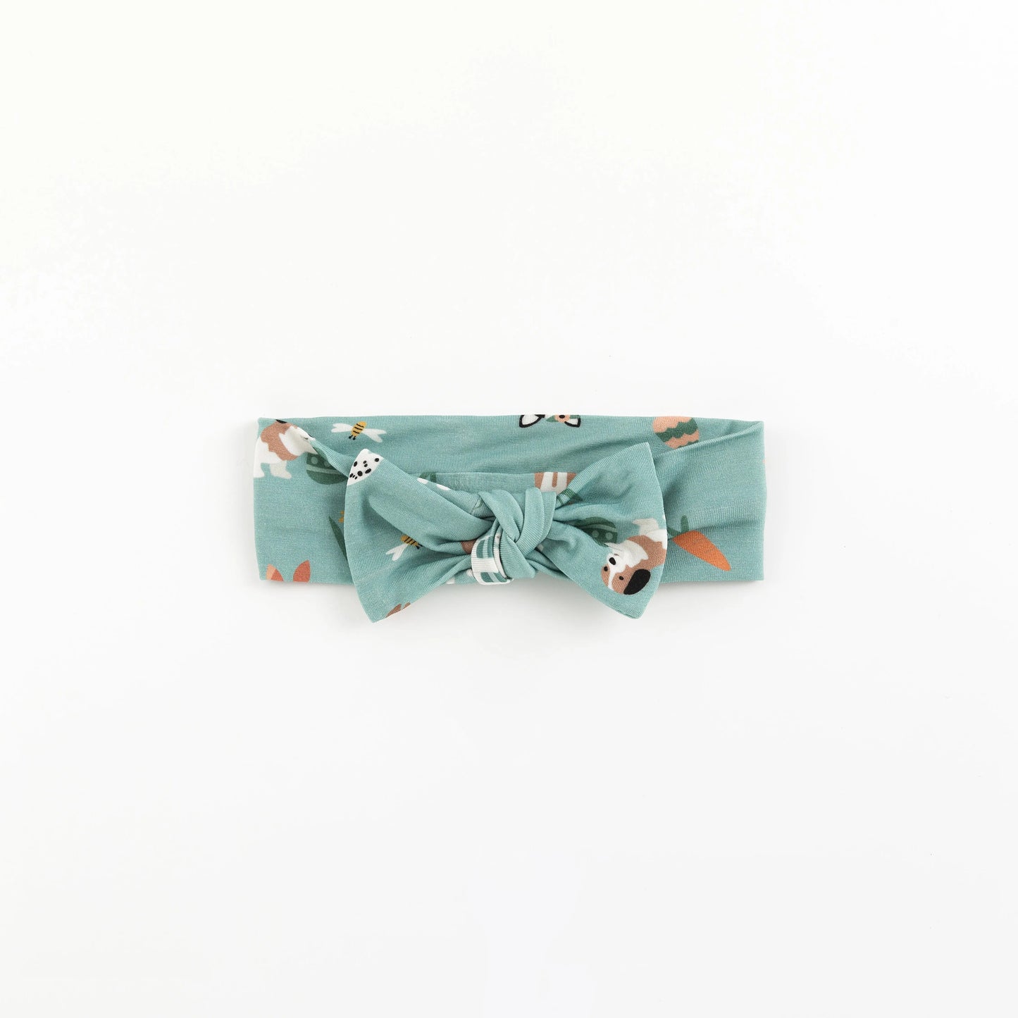 Puppy Egg Hunt Bow Headband Aquamarine One Size Puppies Dreamlet Everetts Place: Online Boutique