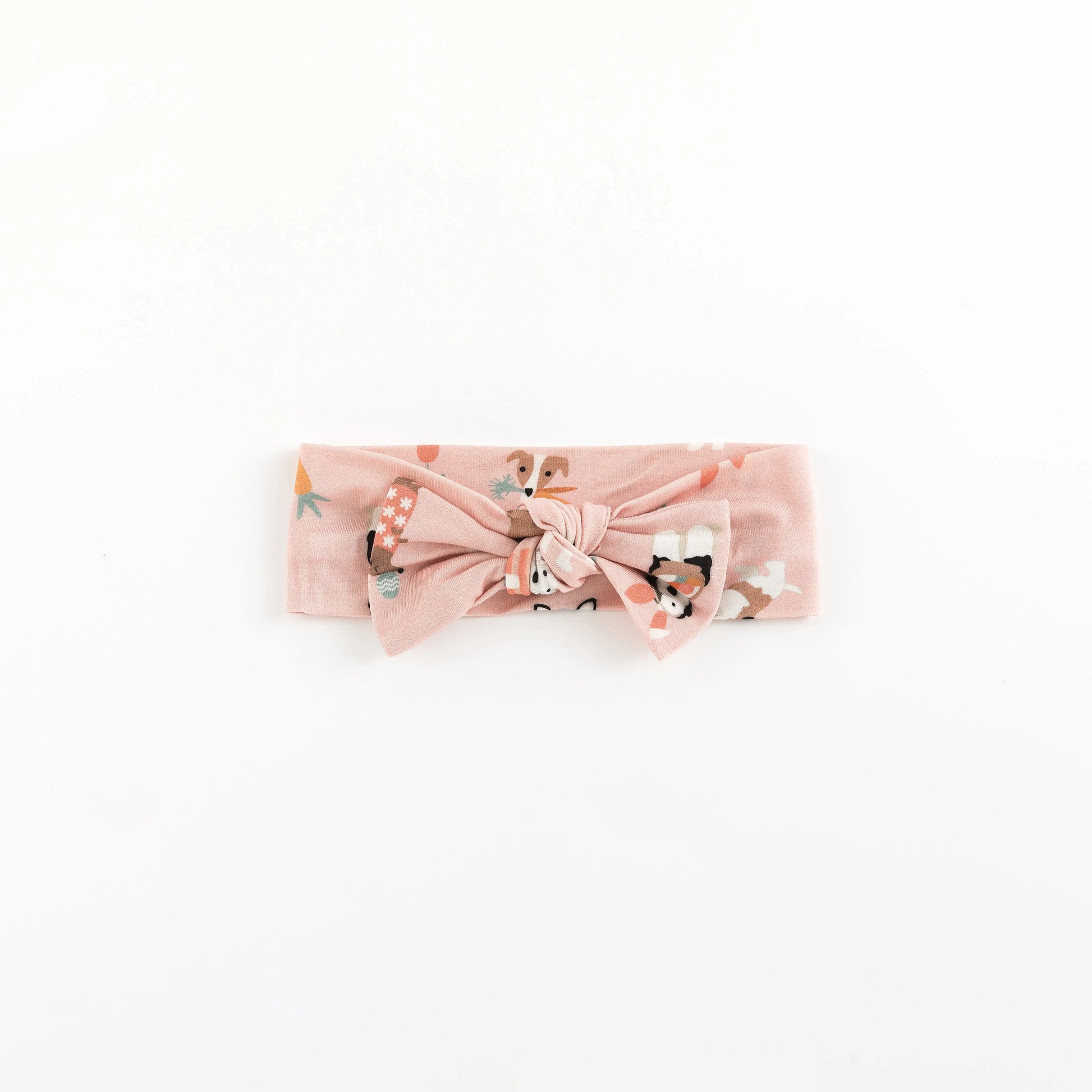 Puppy Egg Hunt Bow Headband Pink One Size Fits 6 Months Dreamlet Everetts Place: Online Boutique