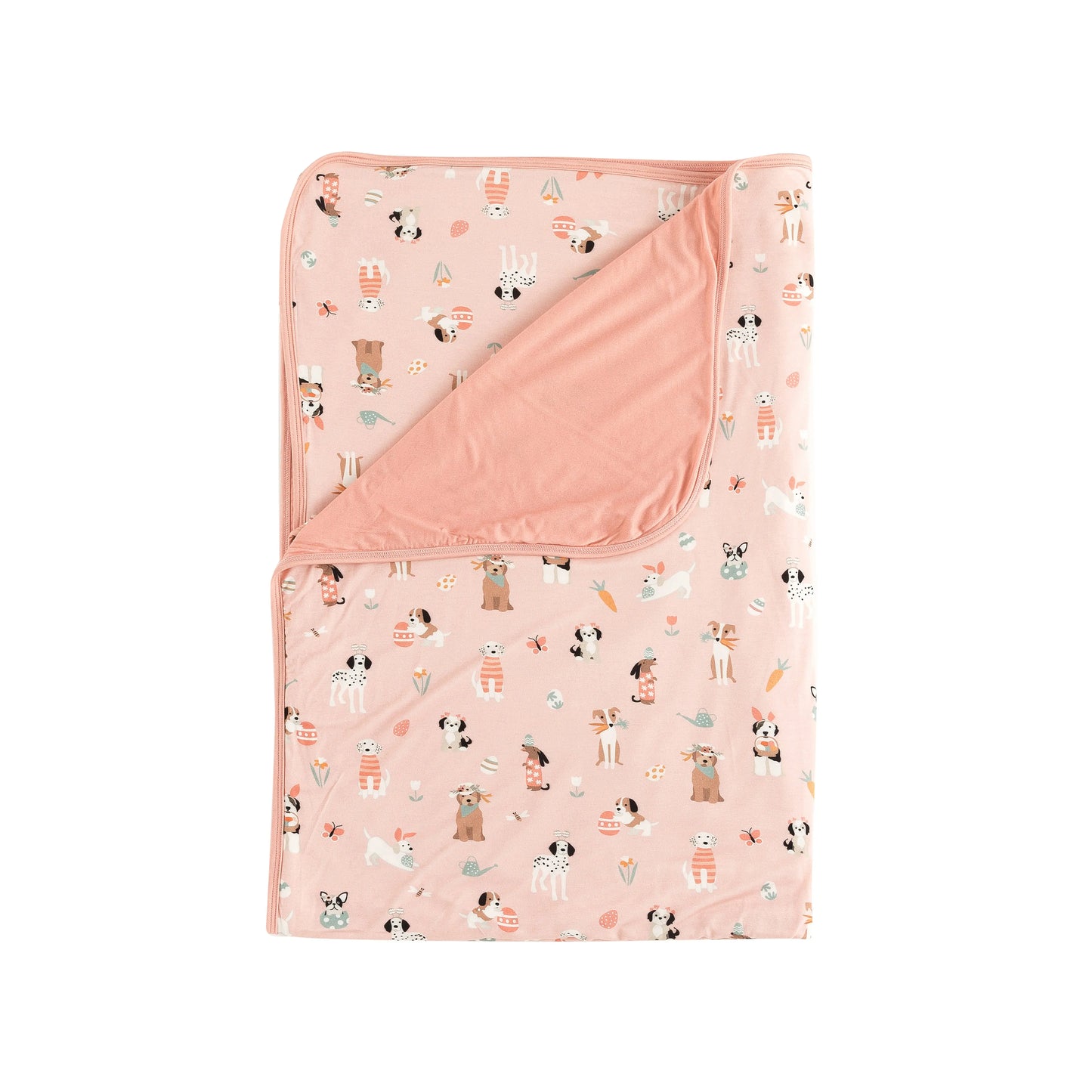 Puppy Egg Hunt Dream Blanket Pink Dreamlet Lux Bamboo Dreamlet Everetts Place: Online Boutique