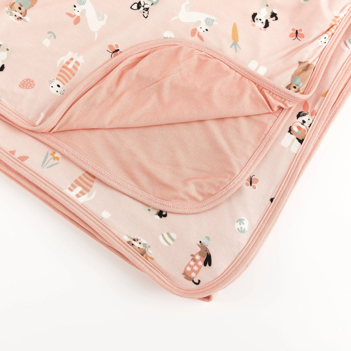 Puppy Egg Hunt Dream Blanket Pink Dreamlet Lux Bamboo Dreamlet Everetts Place: Online Boutique