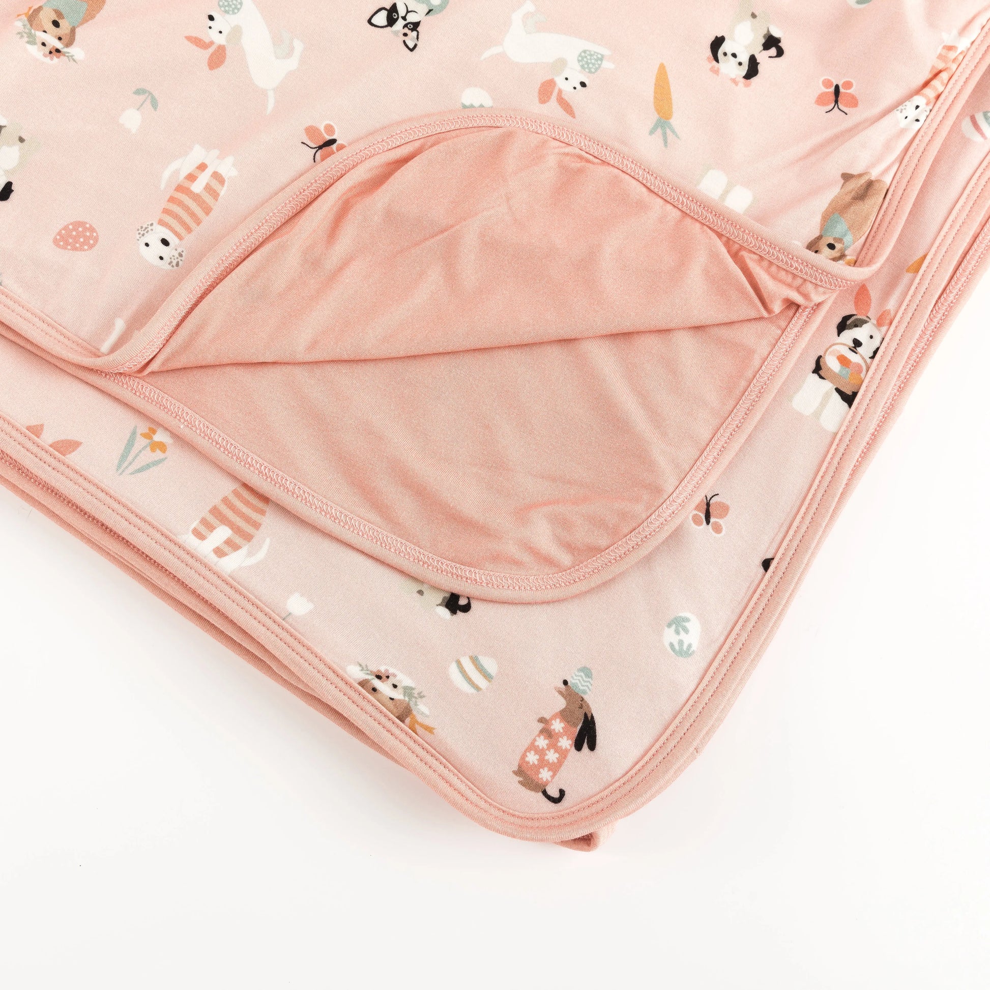 Puppy Egg Hunt Dream Blanket Pink Dreamlet Lux Bamboo Dreamlet Everetts Place: Online Boutique