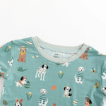 Dreamlet Puppy Egg Hunt Long Sleeve Pajamas Aquamarine Dreamlet - Apparel & Accessories > Clothing > Baby & Toddler Clothing > Baby & Toddler Sleepwear Two Piece PJs