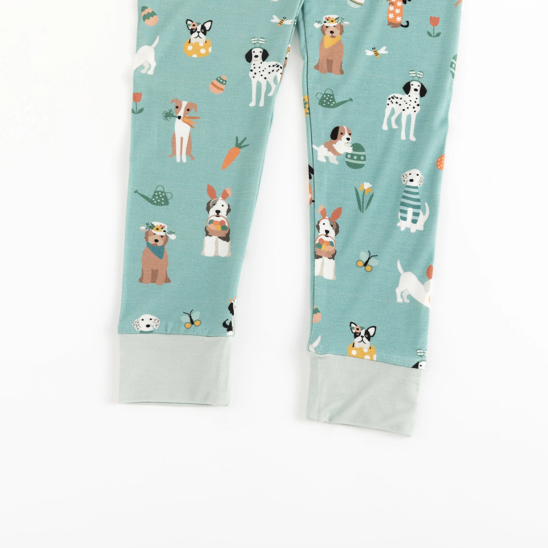Dreamlet Puppy Egg Hunt Long Sleeve Pajamas Aquamarine Dreamlet - Apparel & Accessories > Clothing > Baby & Toddler Clothing > Baby & Toddler Sleepwear Two Piece PJs