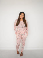 Dreamlet Puppy Egg Hunt Womens Pajama Set Pink Dreamlet Two Piece - Apparel & Accessories > Clothing > Sleepwear & Loungewear Women's PJs