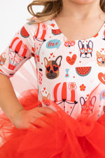 Puppy Love 3 To 4 Sleeve Tutu Leotard For Girls Dancewear Mila & Rose ® Everetts Place: Online Boutique