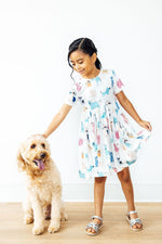 Puppy Pals Pocket Twirl Dress for Girls Summer Playwear Mila & Rose ® Everetts Place: Online Boutique