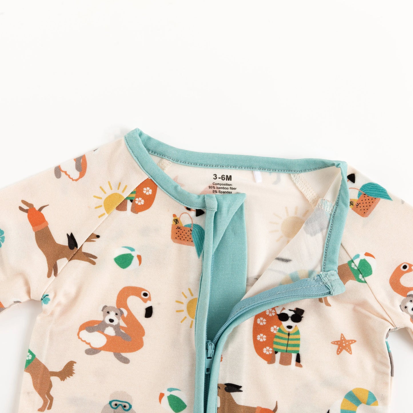 Pups In The Sun Convertible Zip Footies By Dreamlet Dreamlet Everetts Place: Online Boutique