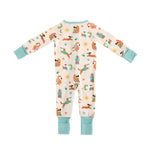 Dreamlet Pups In The Sun Convertible Zip Footies By Dreamlet - Apparel & Accessories > Clothing > Baby & Toddler Clothing > Baby & Toddler Sleepwear Convertible Zip Footies