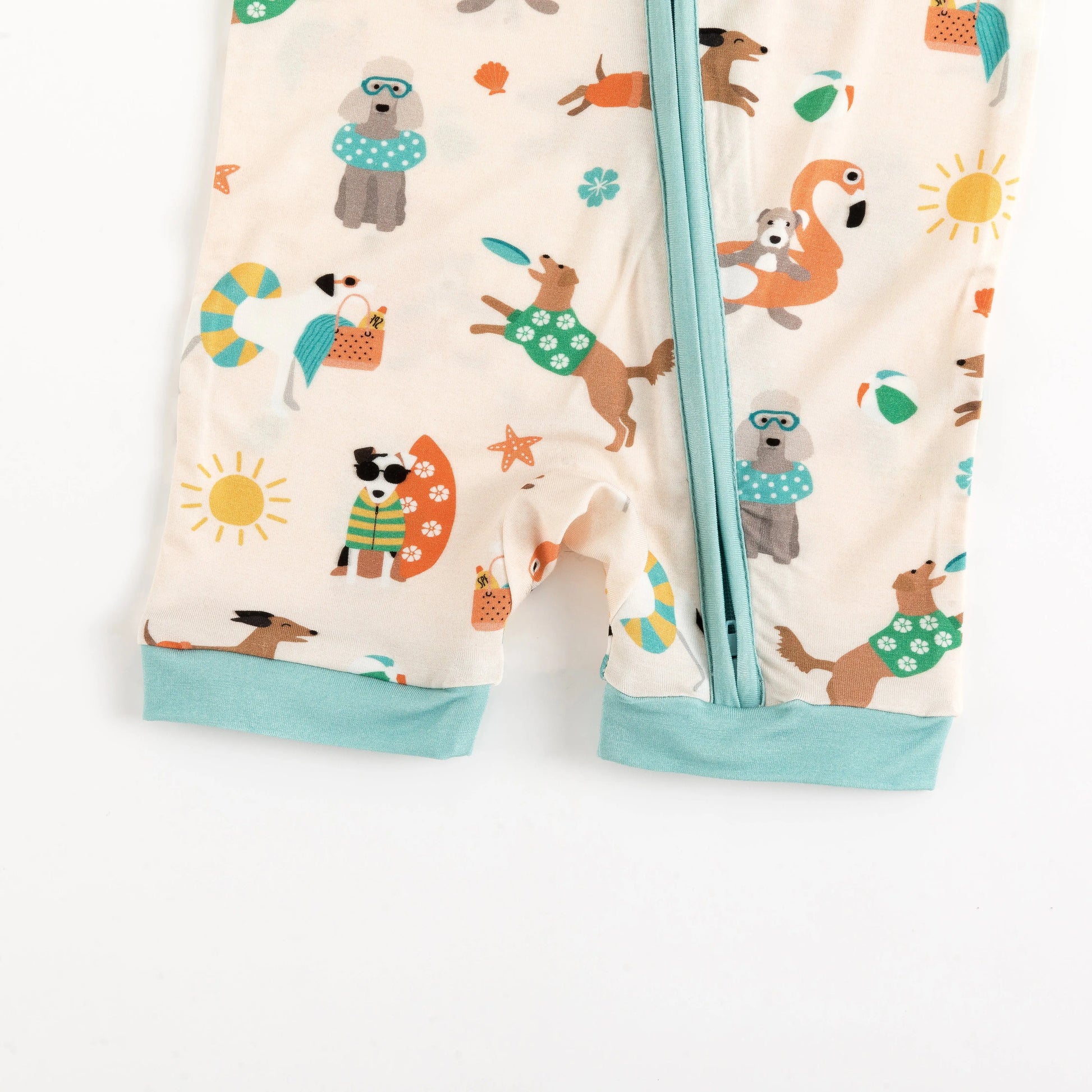 Pups in the Sun Romper Beach Day Print for Pets and Dogs Dreamlet Everetts Place: Online Boutique