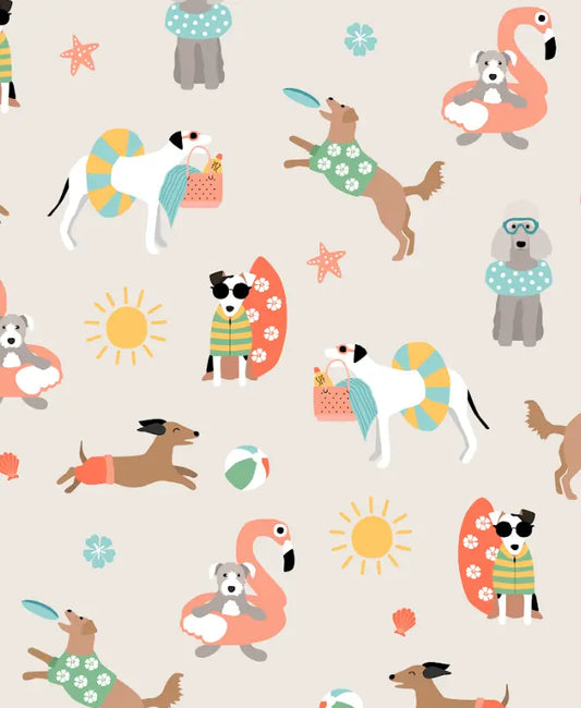 Pups in the Sun (Women's Short Sleeve PJ) Dreamlet Everetts Place: Online Boutique