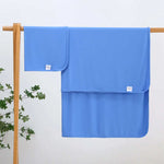 Luxie Charm Pure Blue Bamboo Swaddle Blanket - Everetts Place Boutique - 