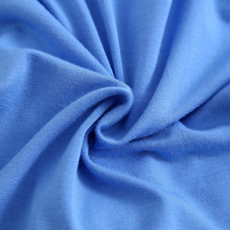 Luxie Charm Pure Blue Zippered Baby Romper - Everetts Place Boutique - 