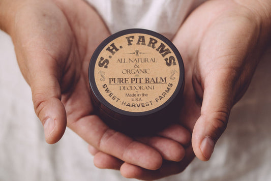 Pure Pit Balm Deodorant Organic Natural Aluminum Free 5oz Sweet Harvest Farms Everetts Place: Online Boutique