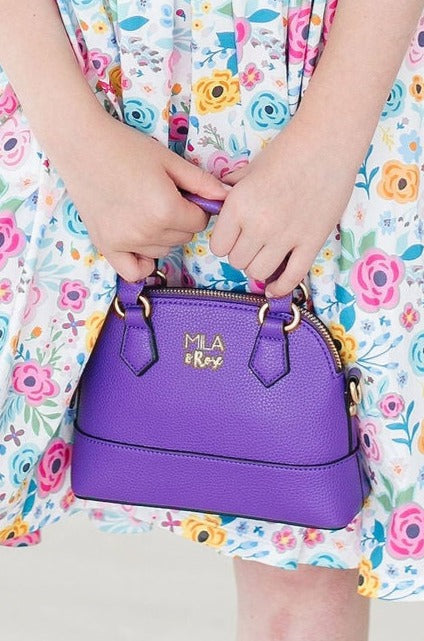 Purple Girl's Crossbody Purse by Mila & Rose ® (view 5 of 6)