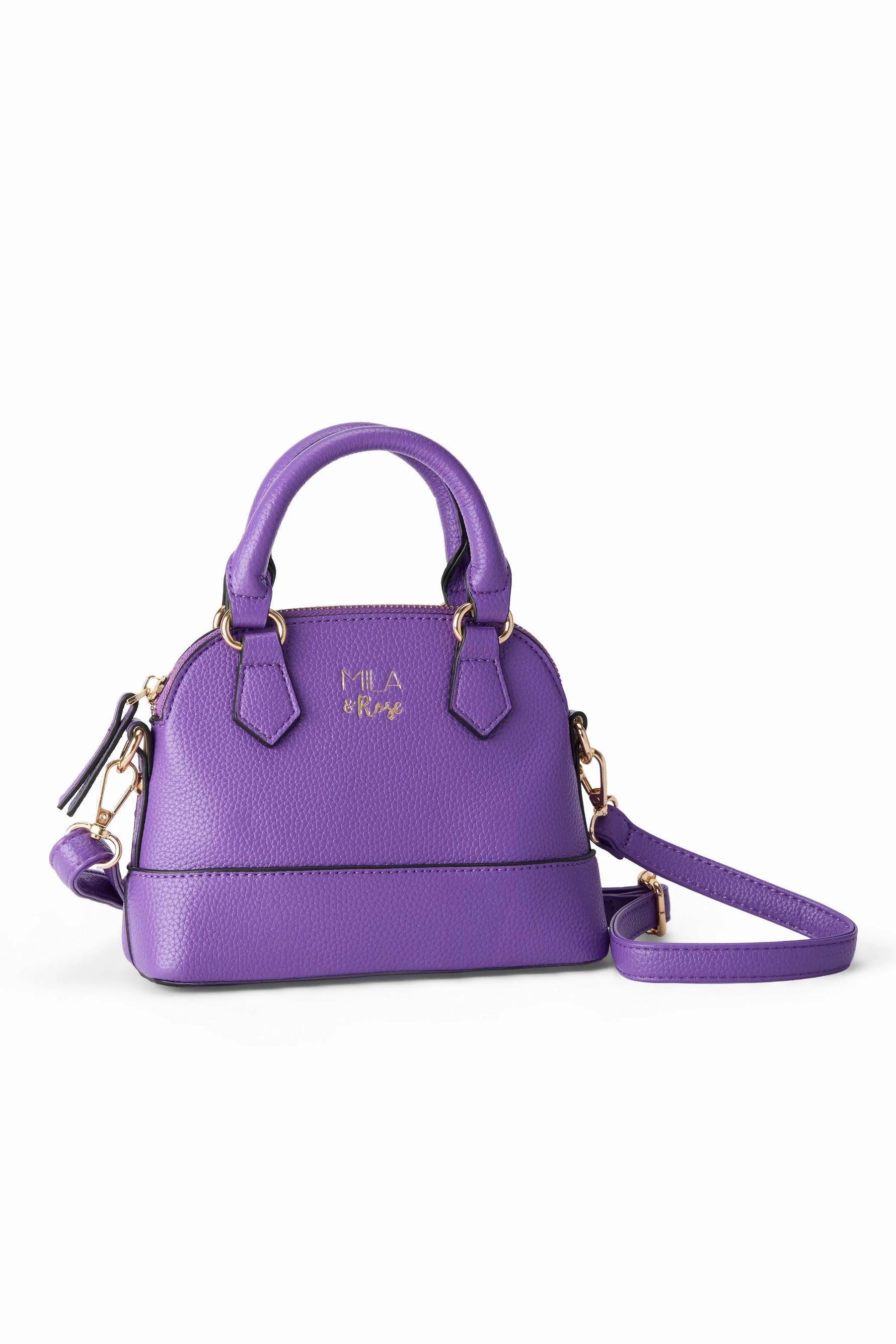 Mila & Rose ® Purple Girls Crossbody Purse Vegan PU Leather Mila And Rose - Apparel & Accessories > Handbags, Wallets & Cases > Handbags Purse