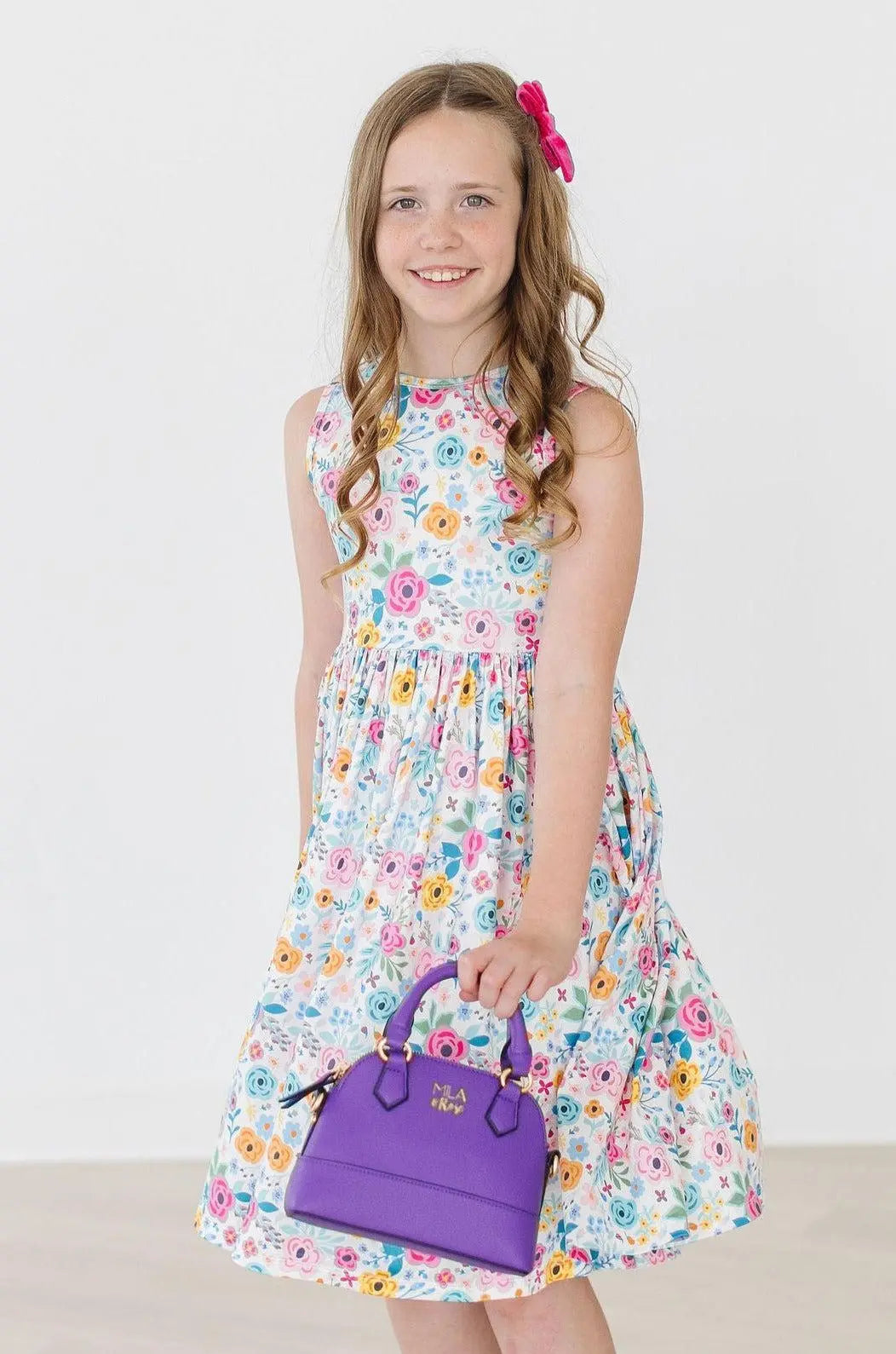 Mila & Rose ® Purple Girls Crossbody Purse Vegan PU Leather Mila And Rose - Apparel & Accessories > Handbags, Wallets & Cases > Handbags Purse