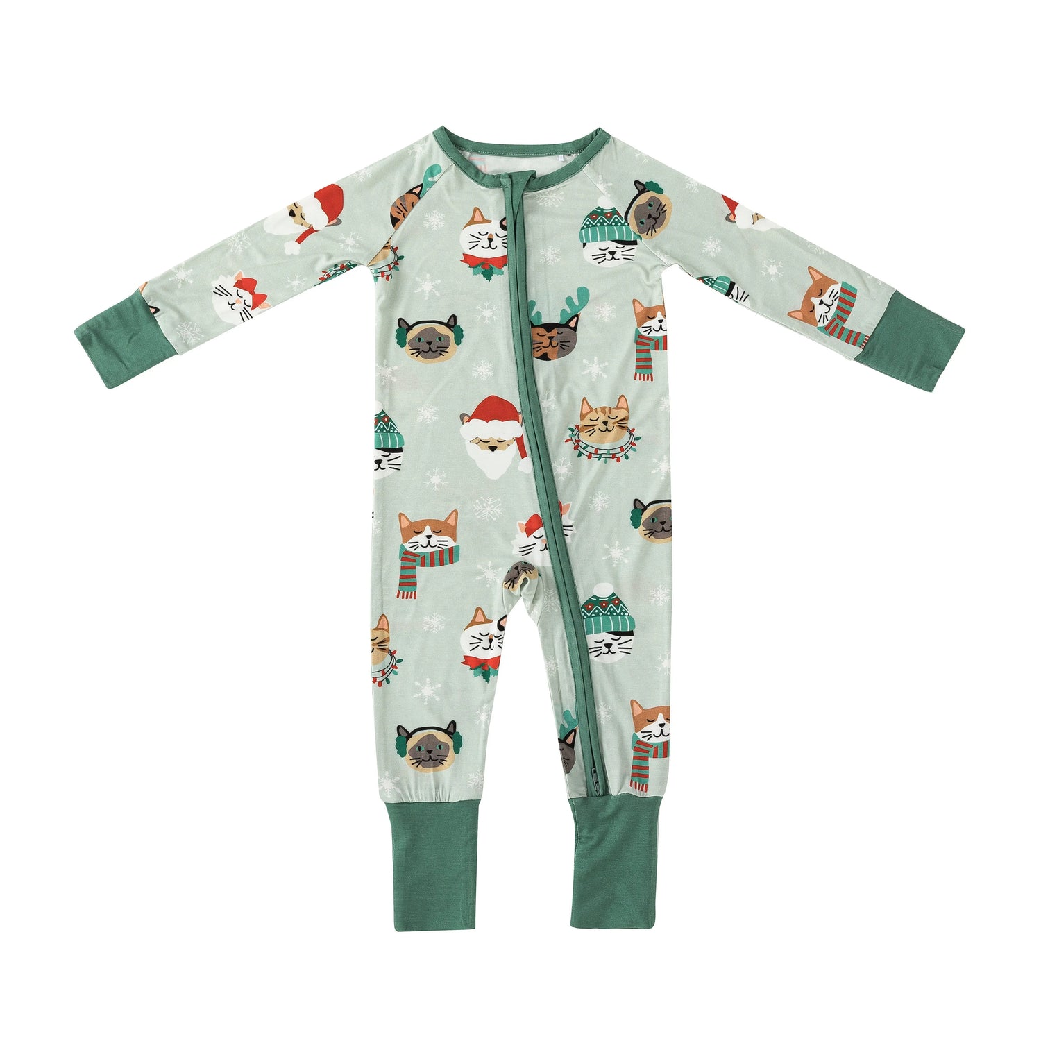 Dreamlet Purr The Halls (Convertible Zip Footies) - 