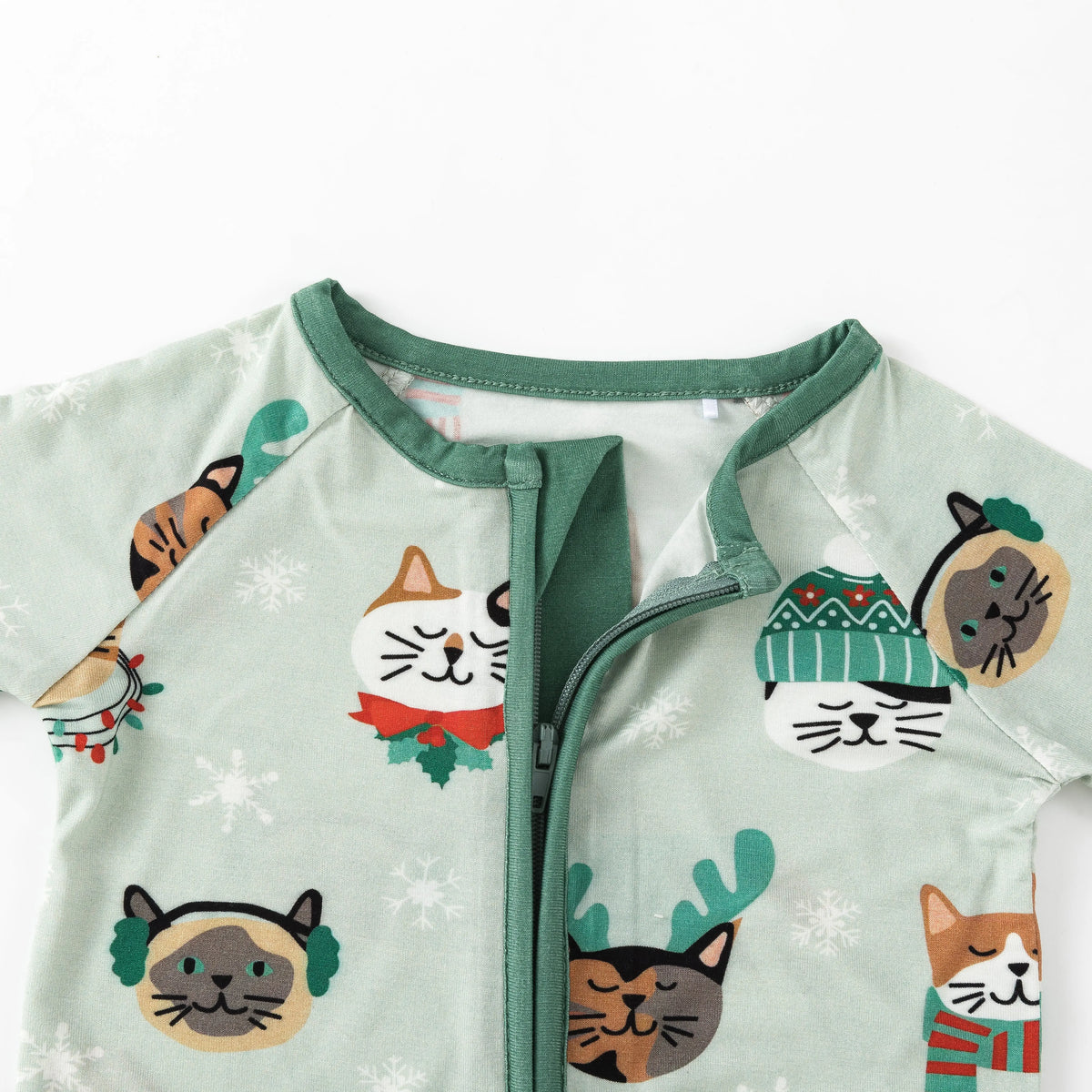 Dreamlet Purr The Halls (Convertible Zip Footies) - 