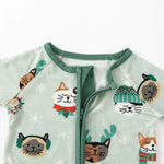 Dreamlet Purr The Halls (Convertible Zip Footies) - 