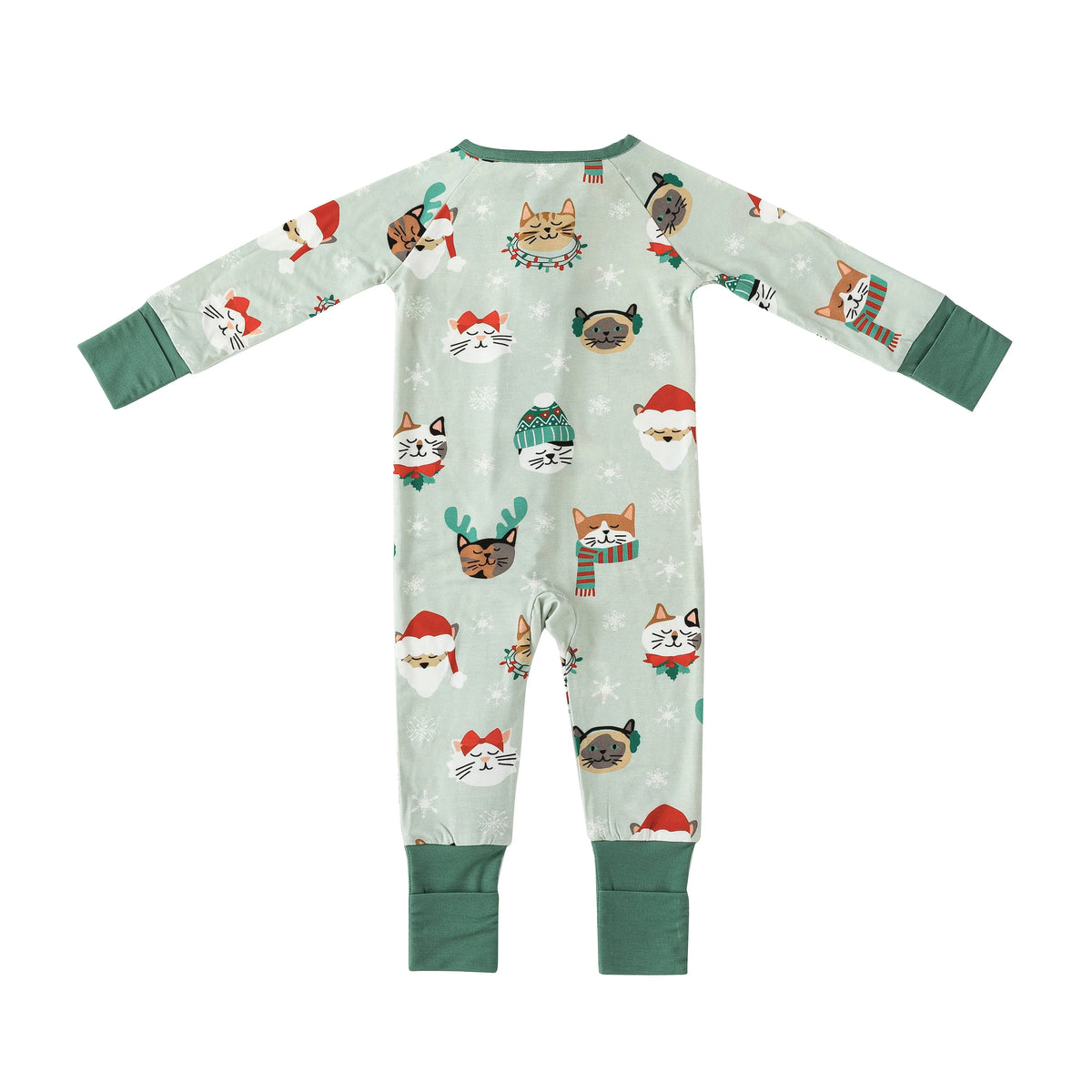 Dreamlet Purr The Halls (Convertible Zip Footies) - 