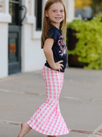 Rylee Faith Designs Soft Cotton Girls Outfit with Charming Grandma Print for Everyday Wear - Apparel & Accessories > Clothing > Outfit Sets Outfit