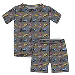 Racecar, Bamboo Two Piece Short Sleeve & Shorts Pajama Set Miller & Co. Everetts Place Boutique
