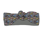 Racecar, Headband Bow Miller & Co. Everetts Place Boutique