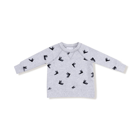 Raglan Sweatshirt and Jogger Set Cotton French Terry Angel Dear Everetts Place: Online Boutique