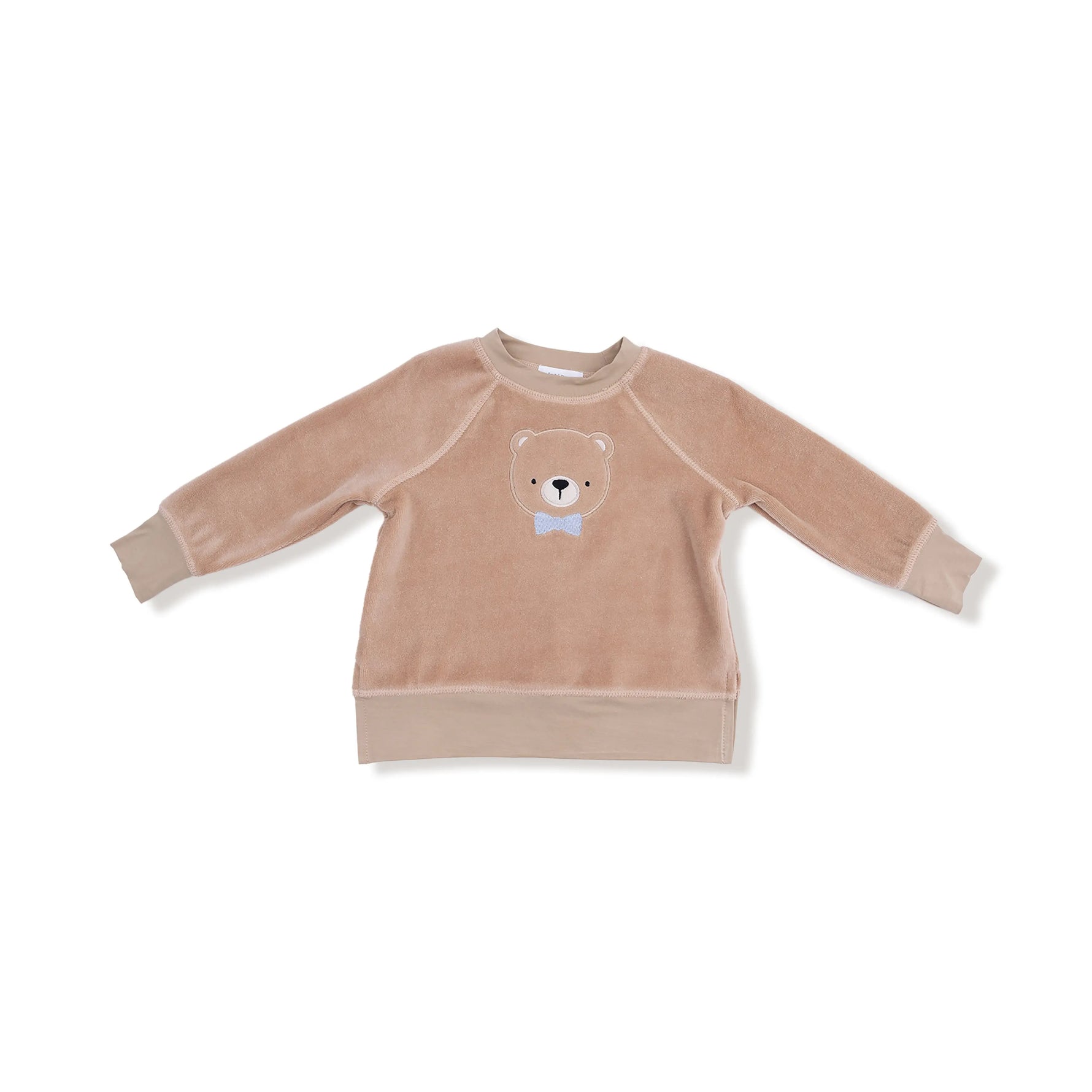 Angel Dear Raglan Sweatshirt and Jogger Set with Teddy Bear Applique - Apparel & Accessories > Clothing > Baby & Toddler Clothing > Baby & Toddler Outfits 493_V