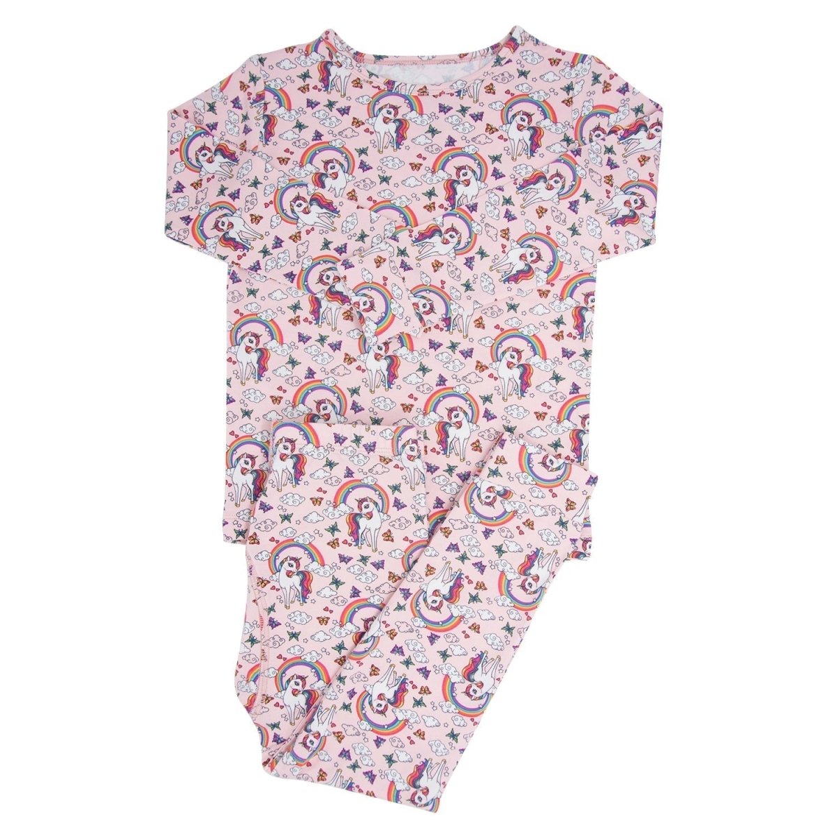 Rainbow Bright Big Kid Pajama Set for Cozy Nights Sleepwear Sweet Bamboo Everetts Place: Online Boutique
